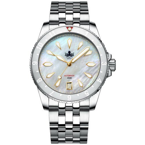 Купить Наручные часы, белый
REF: PY035E<br>Dial: White MOP<br>Caliber No: NH35<br>Case:...
