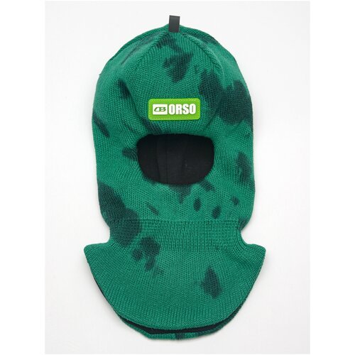 Купить Шапка-шлем Orso Bianco, размер 52, зеленый
Детский демисезонный шлем из хлопково...