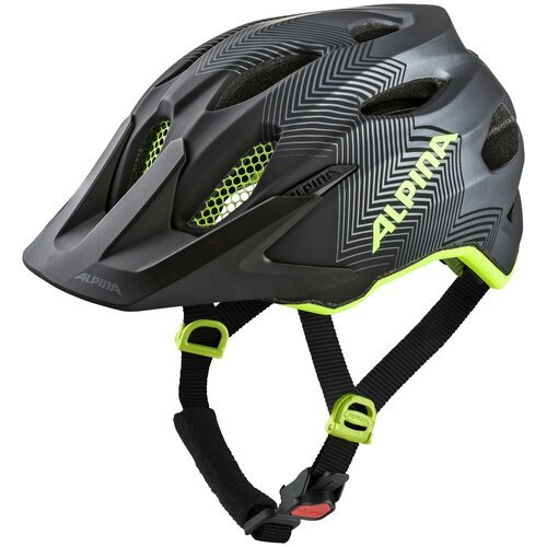 Купить Велошлем Alpina Carapax Jr. black/neon/yellow matt, Размер шлема 51-56
Детский в...
