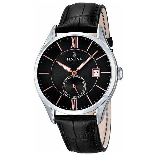 Купить Наручные часы FESTINA, серебряный, черный
Классическая кварцевая модель часов ис...