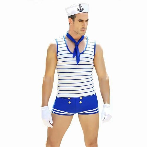 Купить Мужской косплей-костюм морского капитана 5 предметов
Эротическое мужское сексуал...
