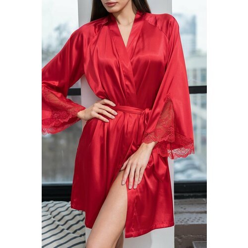 Купить Халат MIA-AMORE, размер S/M, красный
Короткий запашной халат Mia-Amore с широким...
