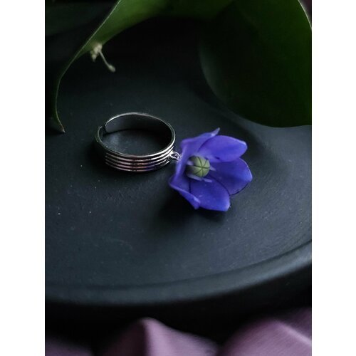 Купить Кольцо, синий
Танцующее кольцо регулируемого размера с весенними цветами синего...