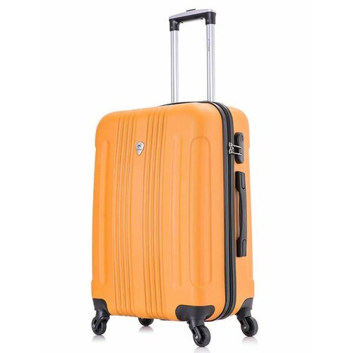 Купить Чемодан L'case Bangkok, 50 л, размер M, оранжевый
Чемодан на колесах из коллекци...
