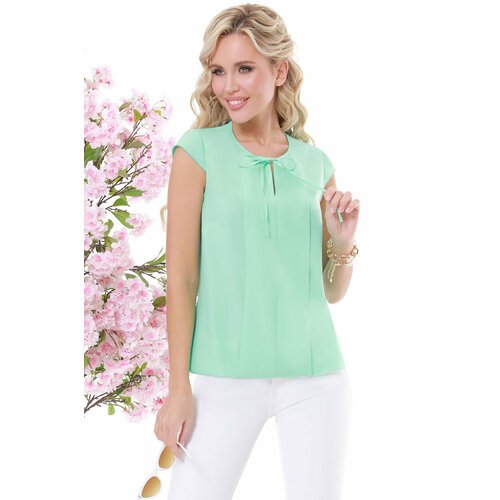 Купить Блуза DStrend, размер 52, зеленый
Длина:<br>46 размер - 65 см<br>48 размер - 65...