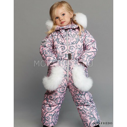 Купить Комбинезон MONFREDO размер 128, розовый, белый
Зимний комбинезон детский, утепле...