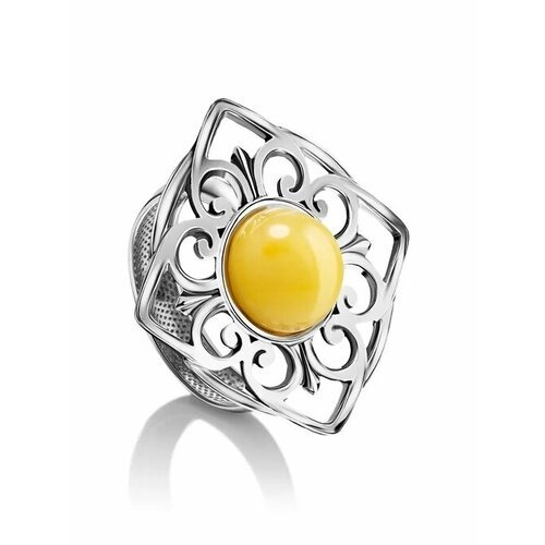 Купить Кольцо, янтарь, безразмерное, белый, серебряный
Роскошное кольцо из и натурально...
