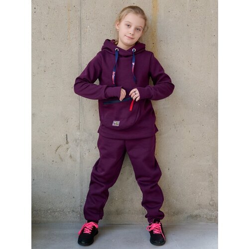 Купить Костюм Galaktika, размер 128-134, фиолетовый
<p>Стильный спортивный костюм с нач...