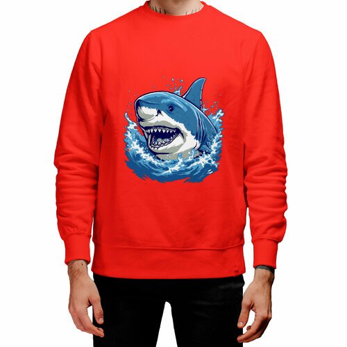 Купить Свитшот ROLY, размер 2XL, красный
Название принта: Морская акула. Автор принта:...