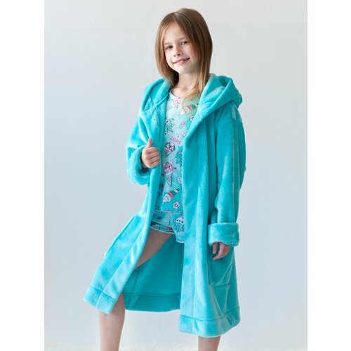 Купить Халат FUN.TUSA, размер 110-122
Мягкий и уютный, объемный домашний халат для дево...