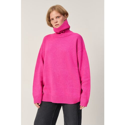 Купить Джемпер Baon, размер XS, розовый
Женский свитер с высоким воротником минималисти...