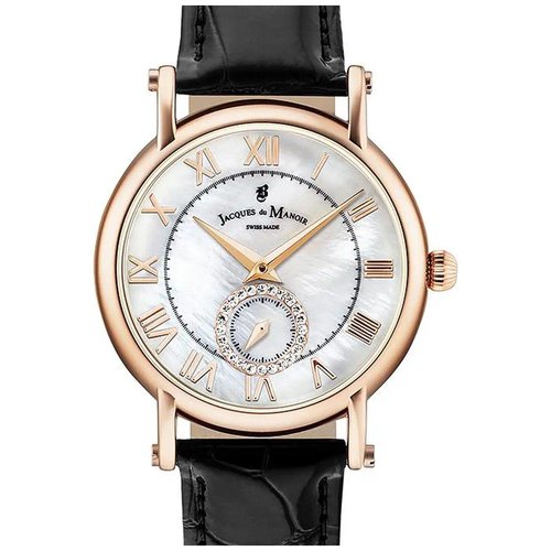 Купить Наручные часы Jacques du Manoir, белый, серебряный
Минеральное – стекло без анти...