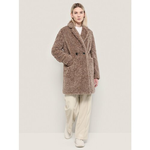 Купить Пальто ALEF, размер 50, бежевый
Меховое пальто выполнено из высококачественного...