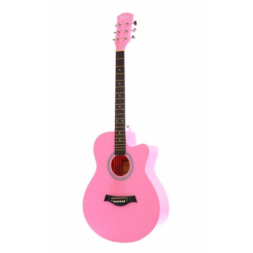 Купить Акустическая гитара Belucci BC4010 PI, розовая, глянцевая,40"дюймов
Дерзкая и яр...
