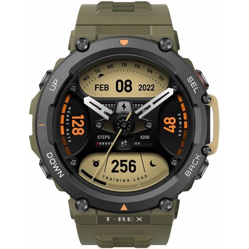 Купить Смарт-часы Amazfit T-Rex 2 Green
Amazfit T-Rex 2 – это часы, изготовленные из по...