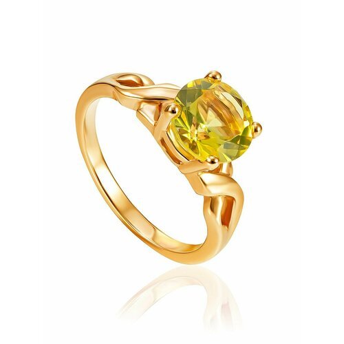 Купить Кольцо, янтарь, безразмерное, желтый, золотой
Красивое женственное кольцо из с л...