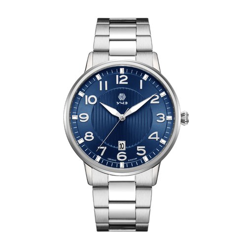 Купить Наручные часы УЧЗ 3078B-6, синий, серебряный
Классическая модель мужских кварцев...