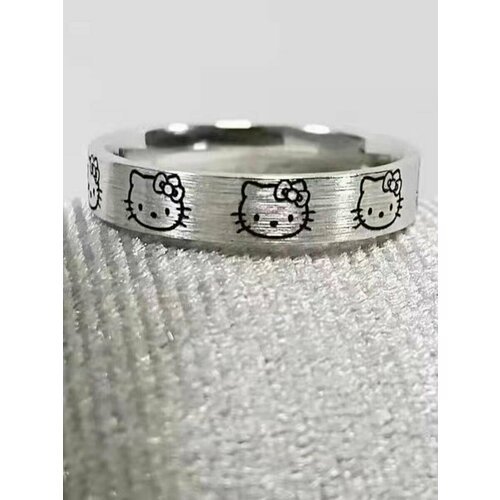 Купить Кольцо, серебряный
Изящное стильное колечко аниме Hello Kitty Хеллоу Китти, Куро...
