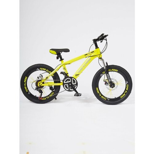 Купить Горный детский велосипед Team Klasse F-5-C, неоновый зелёный, диаметр колес 20 д...