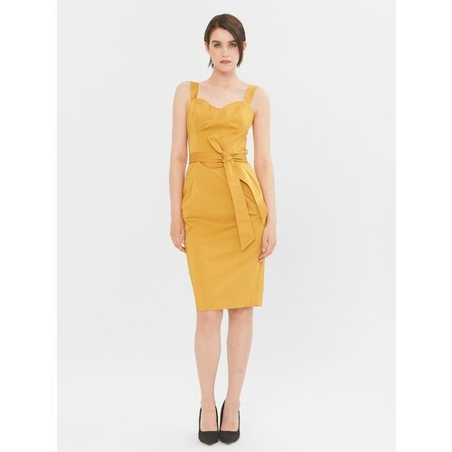 Купить Платье Lo, размер 42, желтый
Эффектное платье -сарафан, с корсетным лифом, отрез...