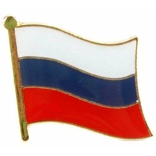 Купить Брошь, белый, красный
Брошь-значок "Российский флаг".<br><br>Бижутерный сплав, п...