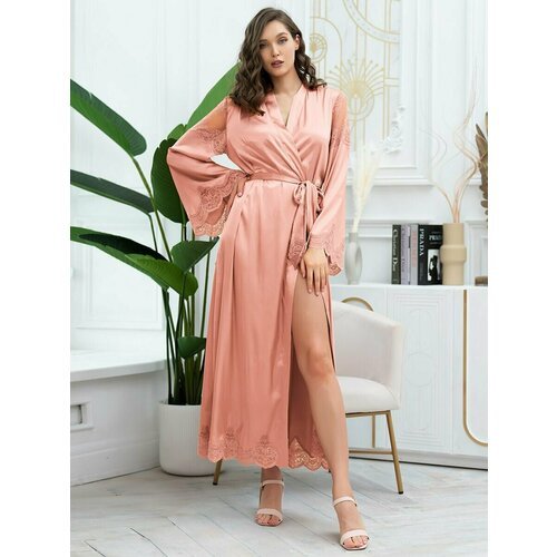 Купить Халат MIA-AMORE, размер 52, розовый
Длинный женственный запашной халат Mia-Amore...