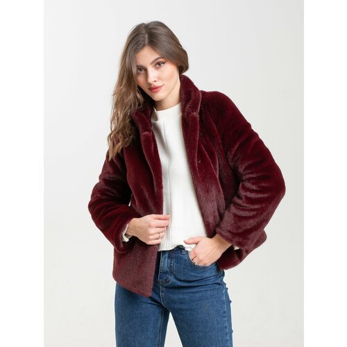 Купить Куртка, размер 38, бордовый
Куртка чебурашка эко шуба тедди женская укороченная...
