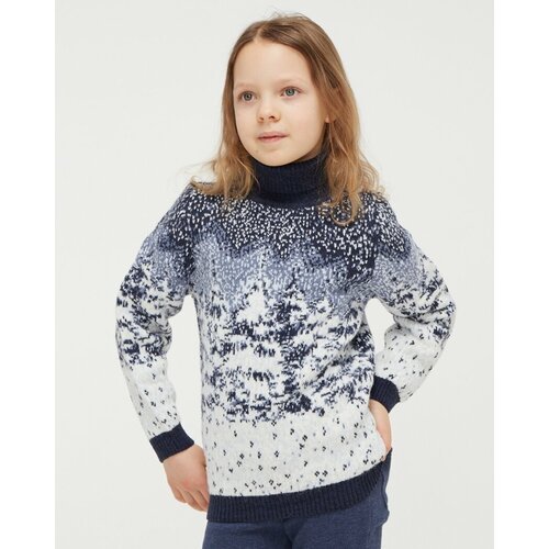 Купить Свитер Pulltonic, размер 3-4 года, синий
Очень нежный шерстяной свитер.<br> Сост...