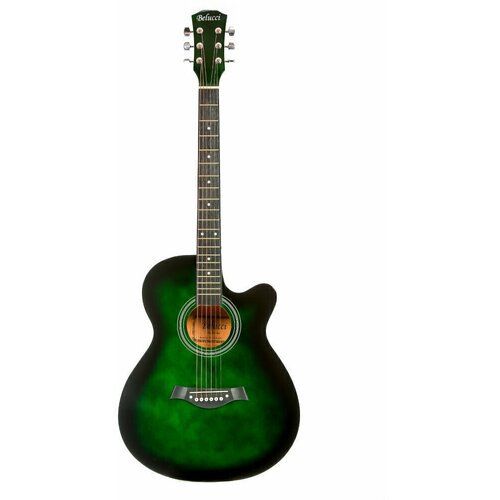Купить Акустическая гитара Belucci BC4020 GR, матовая, зеленая, 40 дюймов
Дерзкая и ярк...