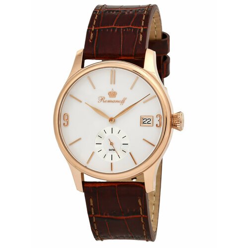 Купить Наручные часы Romanoff, коричневый, золотой
Механизм: японский кварцевый механиз...