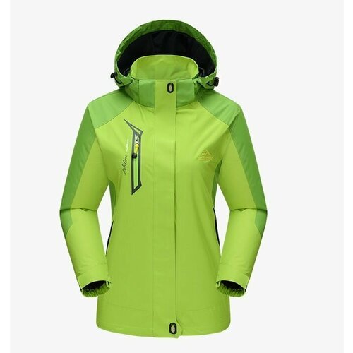 Купить Куртка , размер M, салатовый
Уличная легкая спортивная куртка-ветровка со съемны...