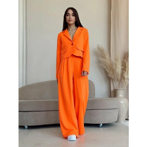 Купить Костюм MATRESHKA_LOVE , размер 44 , оранжевый
Женский классический костюм двойка...