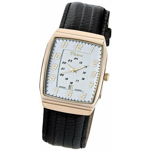 Купить Наручные часы Platinor, золото, белый
Прямоугольный корпус модель Байкал изготов...