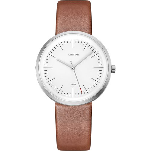Купить Наручные часы LINCOR, серебряный, коричневый
Кварцевые часы из нержавеющей стали...