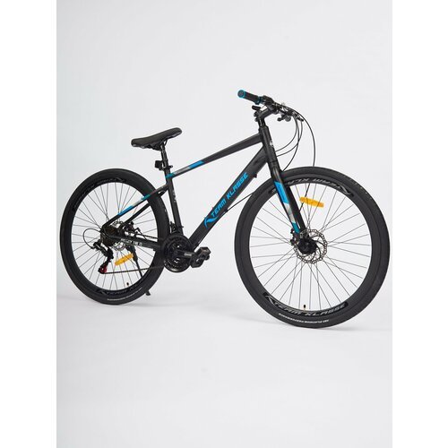 Купить Городской взрослый велосипед Team Klasse A-3-B, черный, синий, диаметр колес 28...