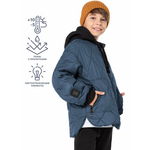 Купить Куртка NIKASTYLE 4м6324, размер 128-64, синий
Куртка демисезонная для мальчика....