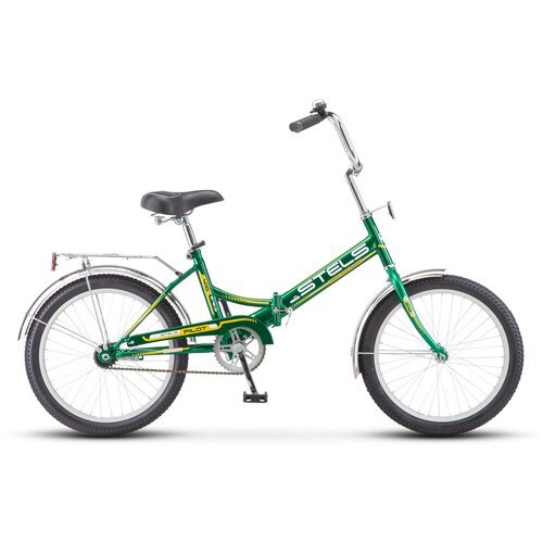 Купить Городской велосипед STELS Pilot 410 20 Z011 (2021) зеленый/желтый 13.5" (требует...