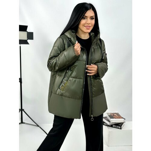 Купить Куртка Diffberd, размер 60, зеленый
Куртка женская весенняя, новая коллекция вес...