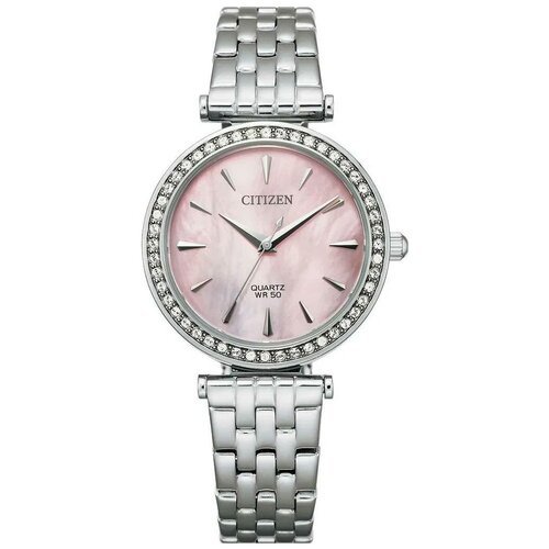 Купить Наручные часы CITIZEN Elegance, серебряный, розовый
Яркий блеск кристаллов с зав...