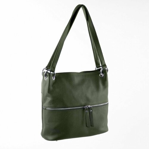 Купить Сумка Sumkov, фактура зернистая, зеленый
Функциональная женская сумка для повсед...