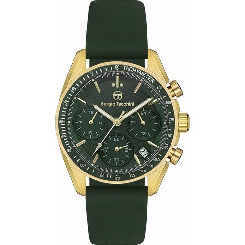 Купить Наручные часы SERGIO TACCHINI, зеленый, золотой
Мужские часы. Коллекция Coast Li...