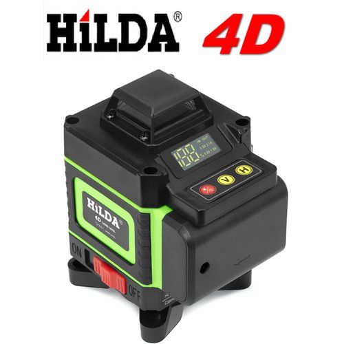 Купить Лазерный нивелир Hilda 4D-e х16 линий с двумя аккумуляторами
Самовыравнивающийся...