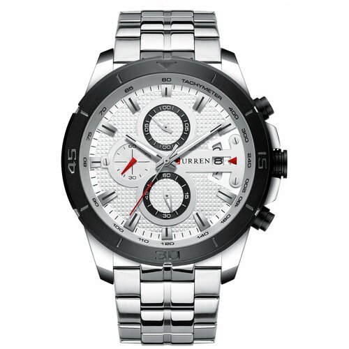 Купить Наручные часы CURREN, серебряный
<ul><li>Мужские наручные часы-хронограф металли...