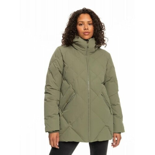Купить Куртка Roxy, размер M, зеленый, хаки
Водостойкая и дышащая мембрана 10K ROXY Dry...