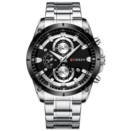Купить Наручные часы CURREN, серебряный
<ul><li>Мужские наручные часы-хронограф на мета...