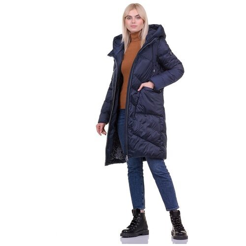 Купить Куртка AVI, размер 34(40RU)
Утепленное пальто овального силуэта с несъемным капю...