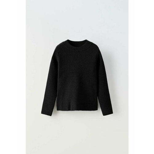 Купить Джемпер Zara, размер 120, черный
Джемпер Zara в рубчик для девочек: стиль и комф...