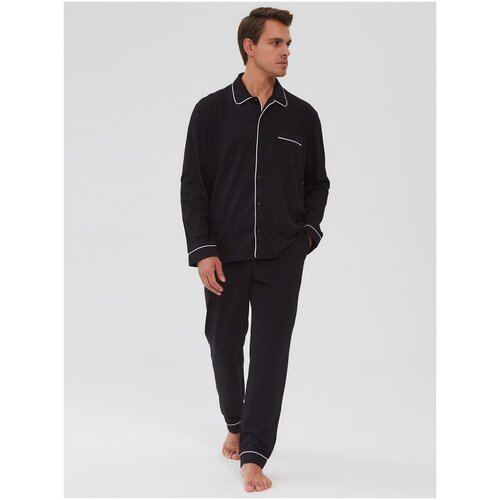 Купить Пижама Ihomewear, размер L(170-176), черный
Мужской классический пижамный костюм...