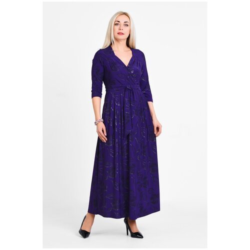 Купить Платье Olsi, размер 64, фиолетовый
Праздничное изысканное платье макси из струящ...