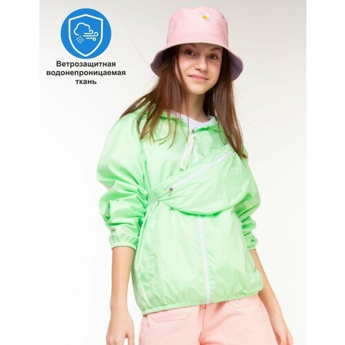 Купить Ветровка Orby, размер 160, зеленый
Куртка-ветровка для девочки из воздухопроница...